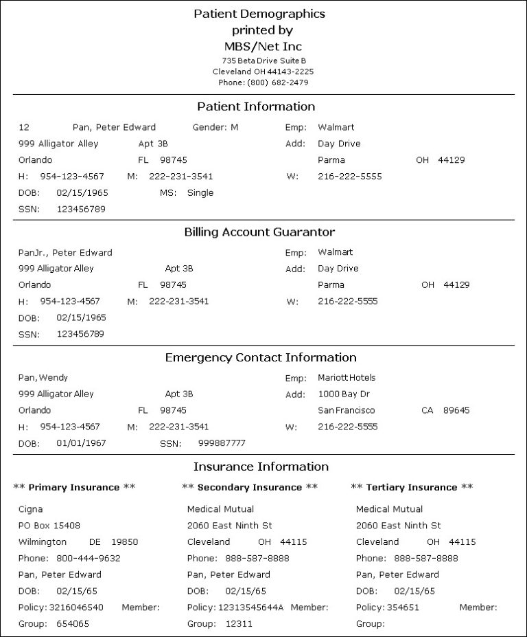 Patient Reports | ChartLogic Help Center