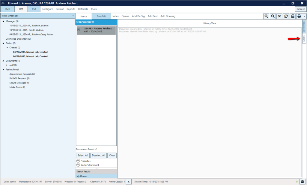 Working with Documents | ChartLogic Help Center
