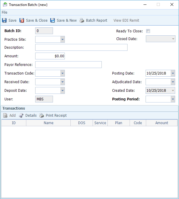 Entering Co-pays | ChartLogic Help Center