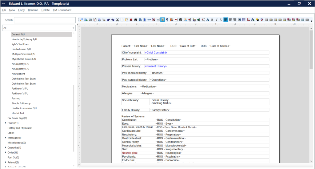 Creating Templates | ChartLogic Help Center