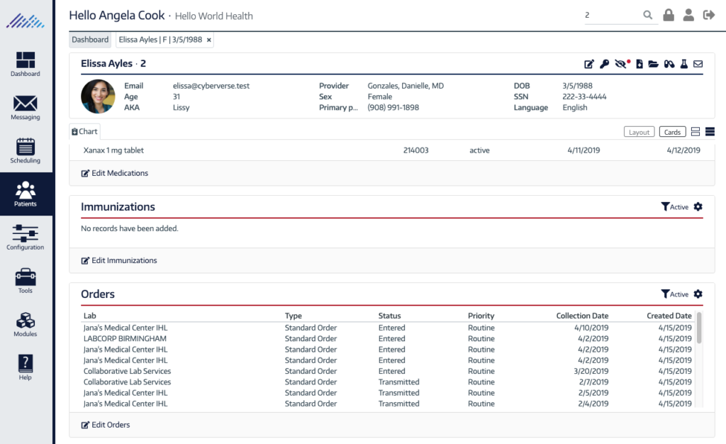 Editing an Immunization Chart Card | ChartLogic Help Center