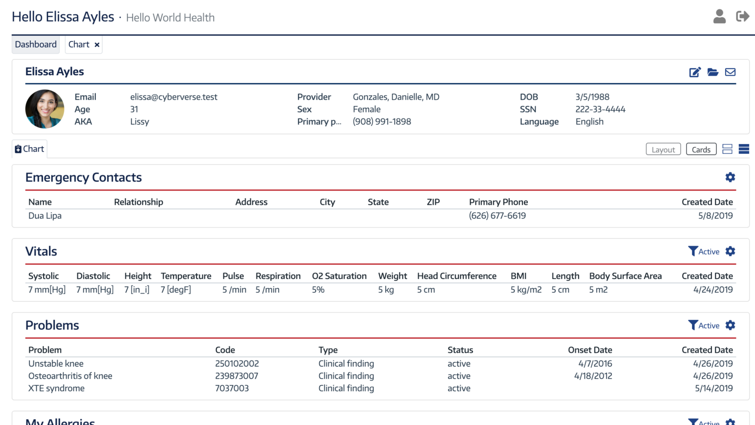 Patient Portal Chart | ChartLogic Help Center