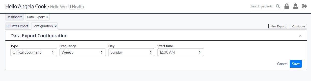 Data Export | ChartLogic Help Center